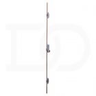 Fechadura Ucem 25183U2NC01J1, latão 50mm 3 pontos