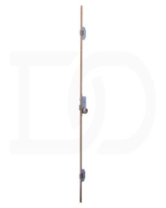 Fechadura Ucem 25183U2NC01J1, latão 50mm 3 pontos