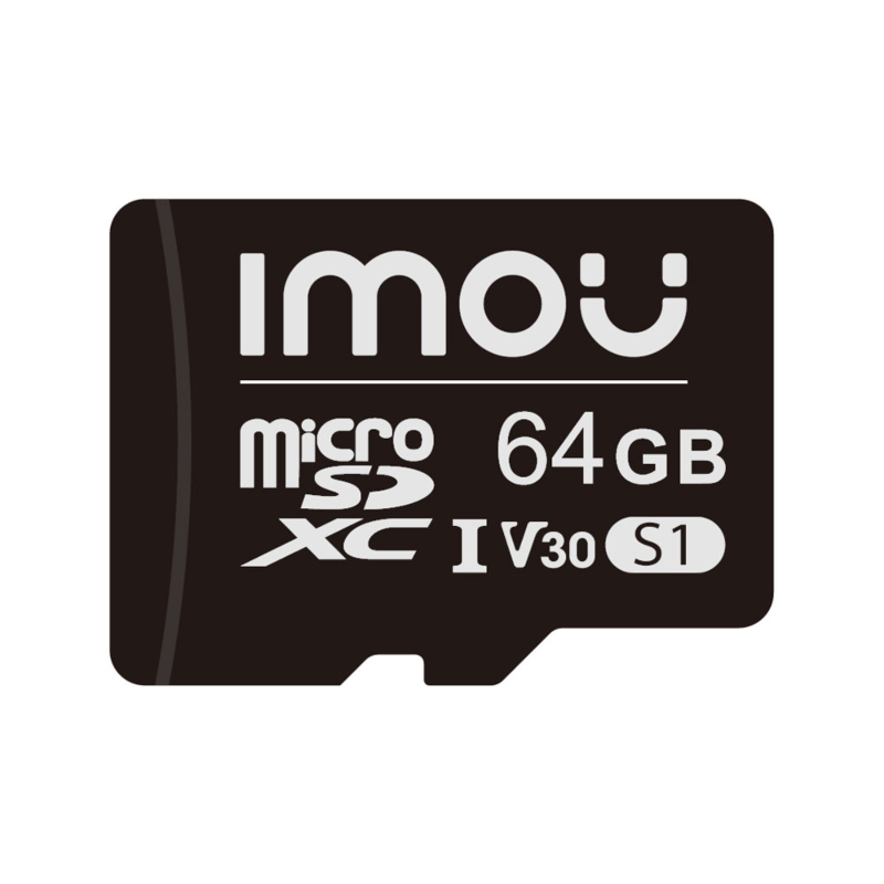 Cart&atilde;o IMOU MicroSD 64GB UHS-I Classe 10 U3 V30 (ST2-64-S1)