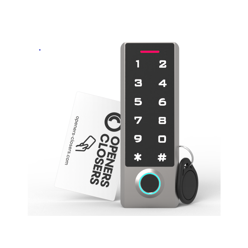 Teclado autonomo Openers e Closers AC330 RFID + Impressão Digital