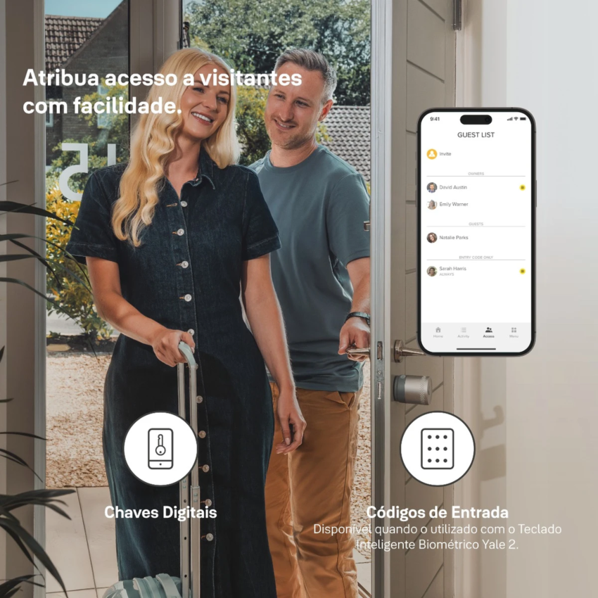 Yale Fechadura Inteligente Linus® L2 Lite (Prata)